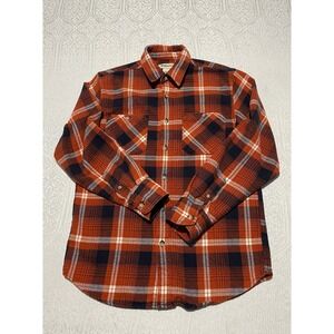 Ruff Hewn Plaid Flannel Shirt Men's Size S Long Sleeve Cotton Button Up